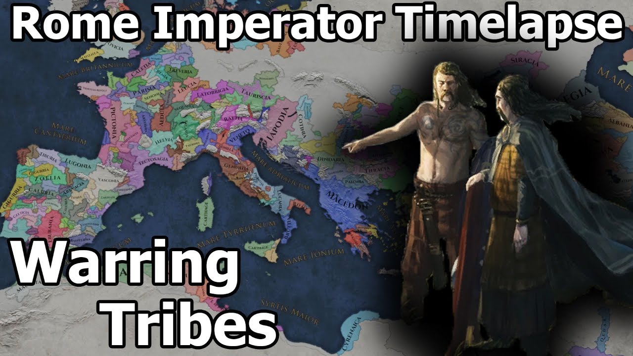 Warring Tribes - Imperator: Rome Timelapse