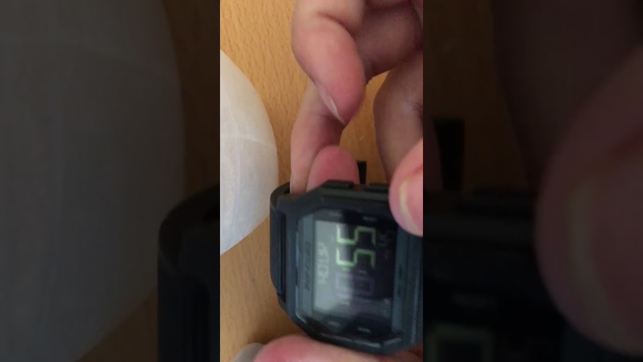 How to change the time on a Ripcurl Surf Watch