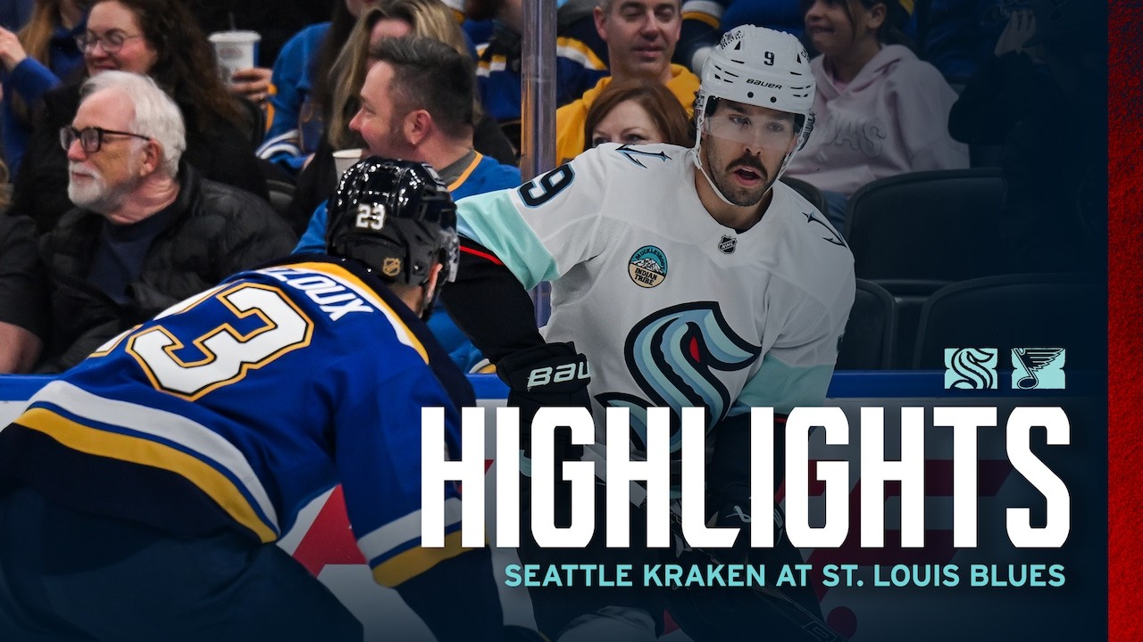 Seattle Kraken at St. Louis Blues | 2/26 Game Highlights
