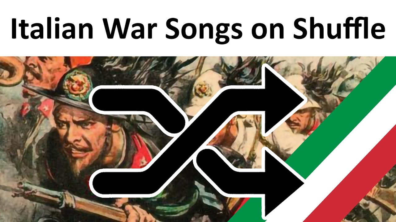 Listening to Italian War Songs on Shuffle be like