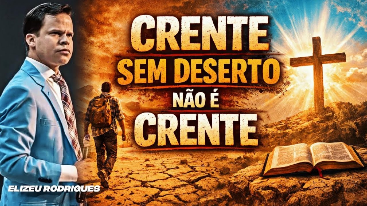 NÃO EXISTE CRENTE SEM DESERTO! ELIZEU RODRIGUES 