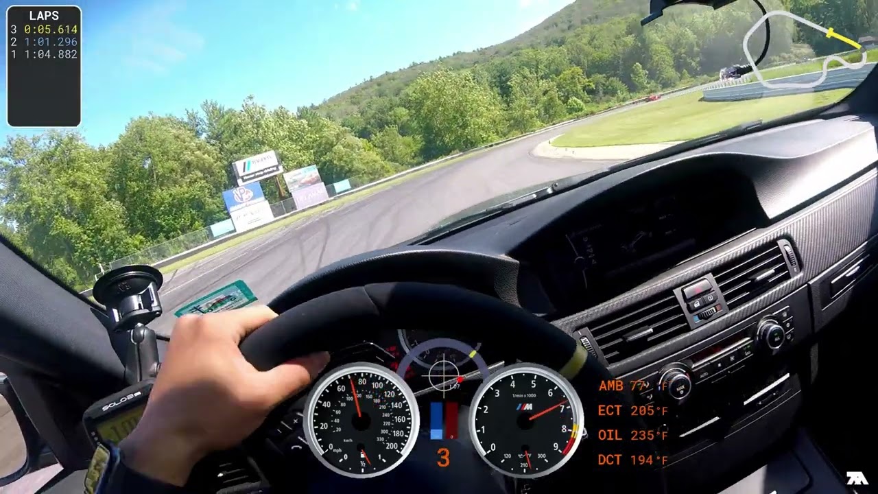 E90 M3 @ Lime Rock Park with Metro Track Addicts