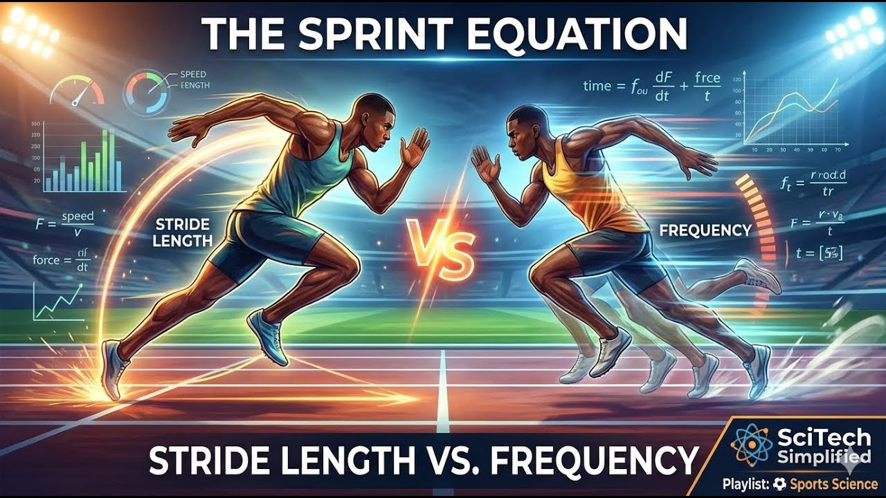 Why the Winner Took Fewer Steps 🏃‍♂️ The Secret Formula for Speed (Stride Length x Frequency)