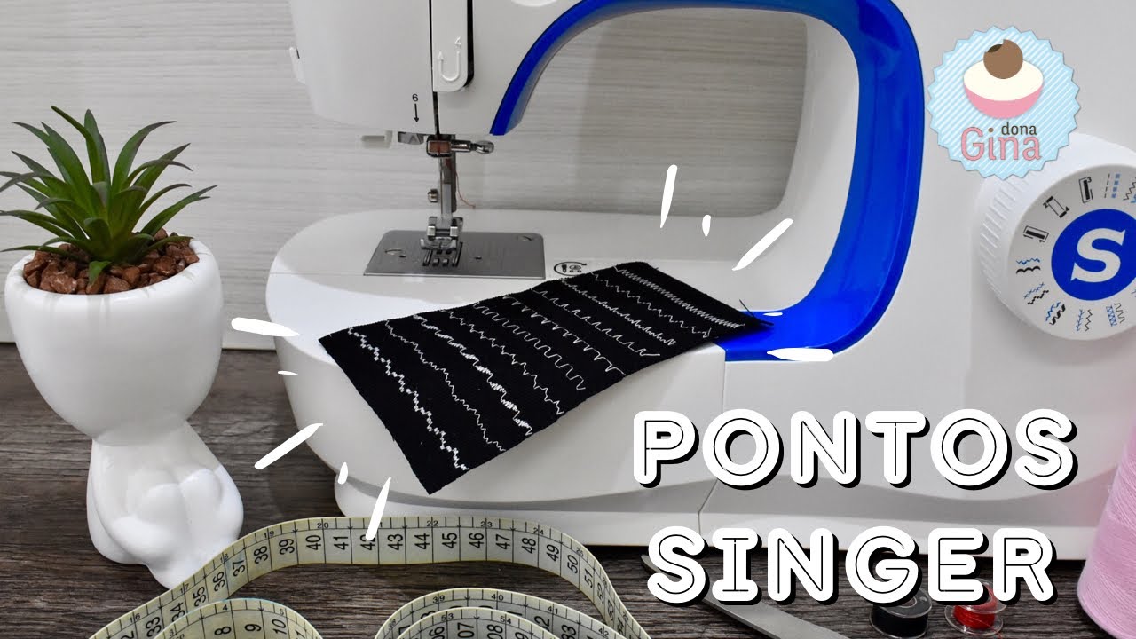 PONTOS SINGER - M3205 - Para INICIANTES - Aprenda a usar os PONTOS sem segredo - Confira!