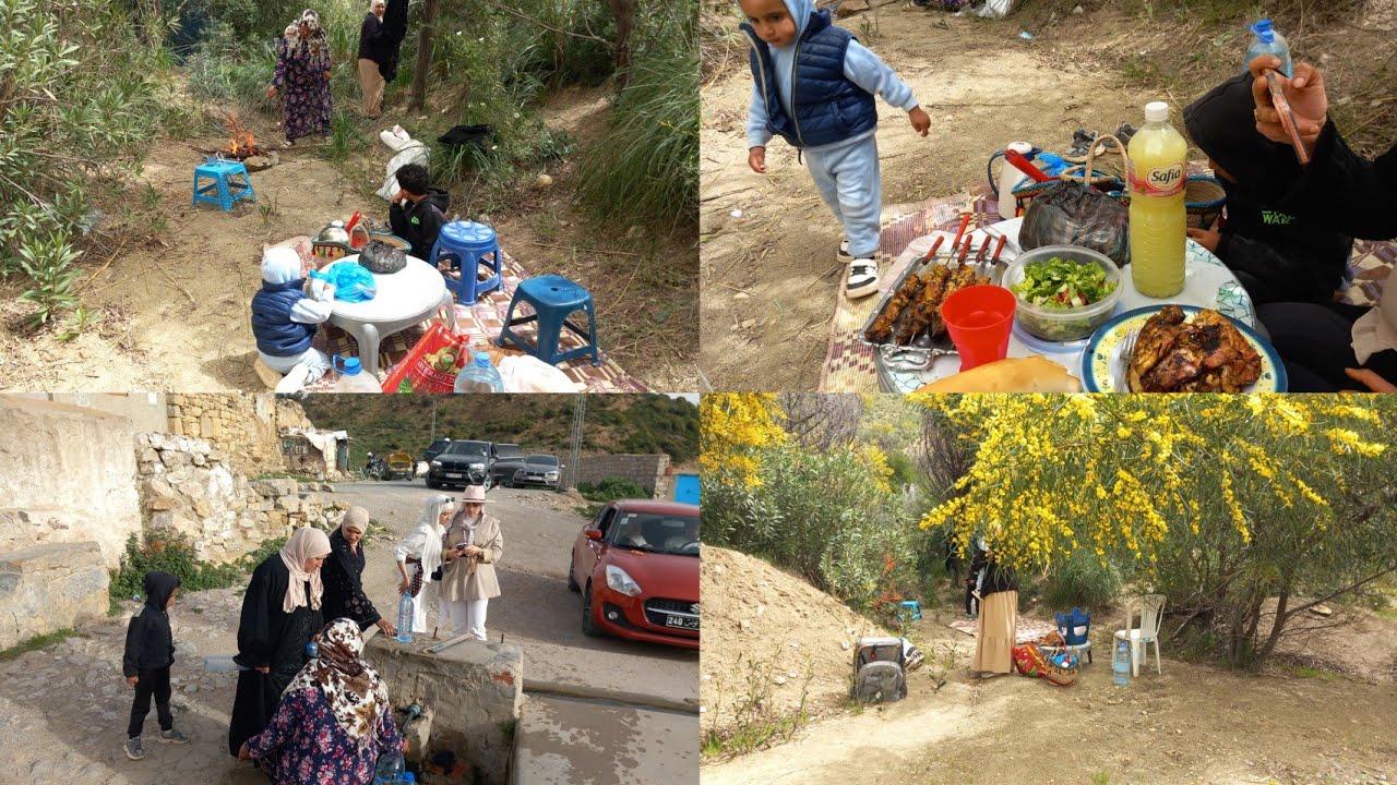 و أخيرا خرجنا تفرهدنا❤️أول خرجة فالربيع🌳🍃 فيديو مصور على نهارين مليان تفاصيل مزيانة😍