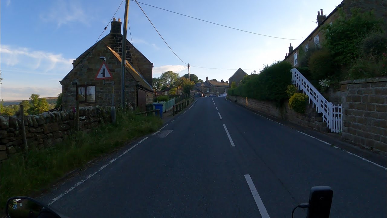 Uphill through Castleton.