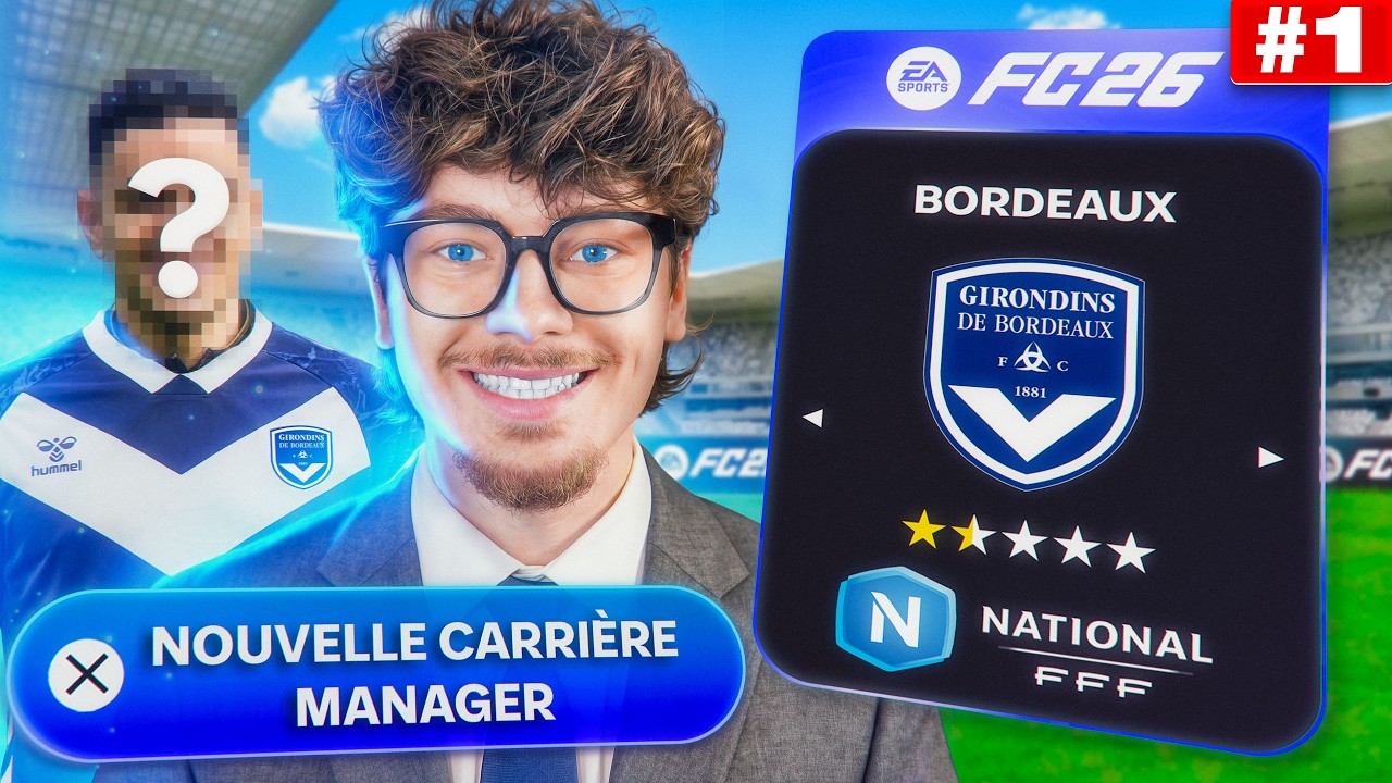 JE DOIS SAUVER BORDEAUX ! 😱 | CARRI&Egrave;RE MANAGER FC26