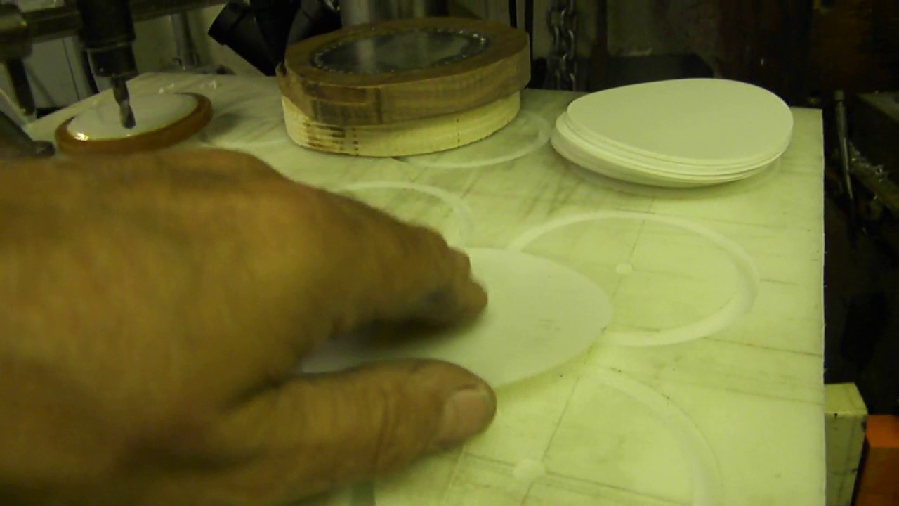 making 3 inch drum heads
