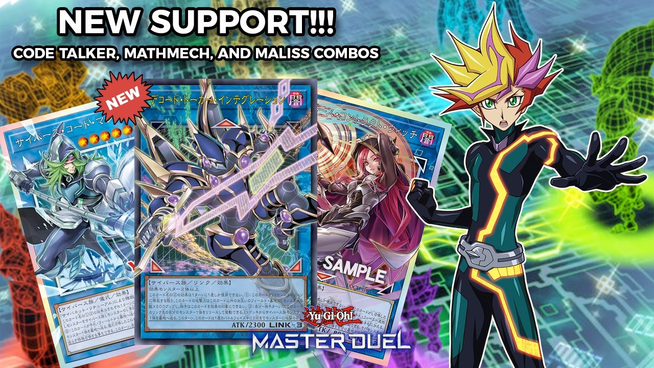 New Cyberse Support! Master Duel Combos For Code Talker, Mathmech, and Maliss Post LOCH