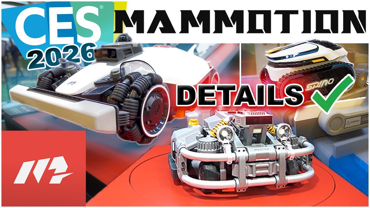 Презентация Mammotion на CES 2026 🔥 Новые крутые газонокосилки и классный робот для бассейна!
