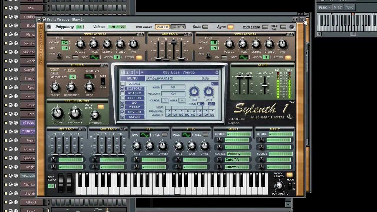 Norland Sylenth1 Soundbank Vol.1 (FLP and midi included)