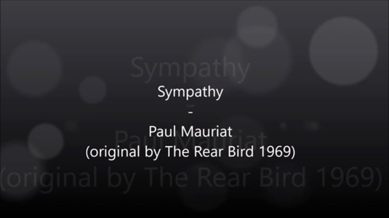Paul Mauriat Orchestra - Sympathy (original by The Rare Bird 1970)