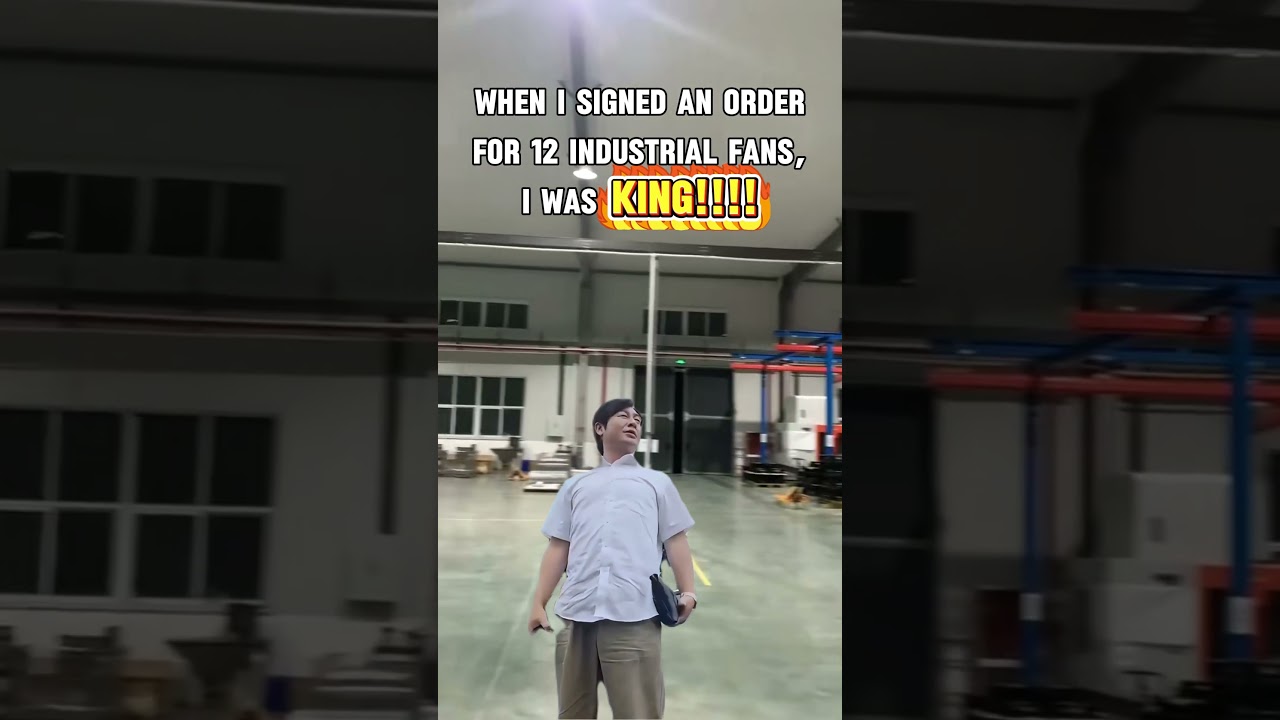 HVLS Fans Made in China , Energy-Efficient Cooling for Factories & Warehouses.#industrial #fan #hvls