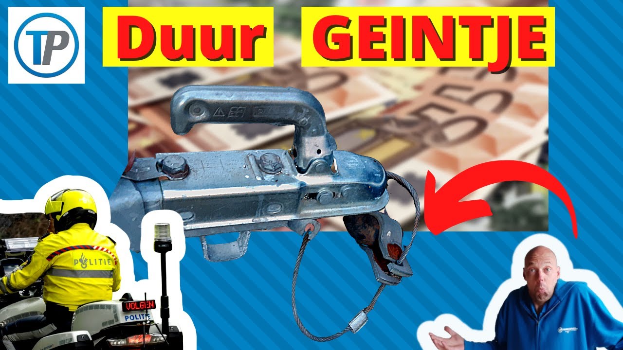 HULPKOPPELING AANHANGER, HULPKOPPELING AANHANGER VERPLICHT, HULPKOPPELING AANHANGER BEVESTIGEN,