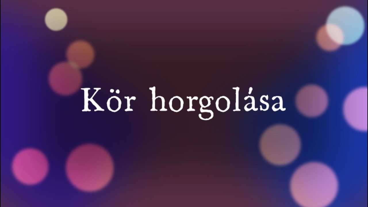Kör horgolása