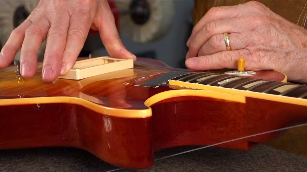 Fitting a Les Paul pickup ring