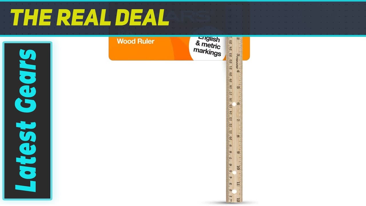 Fiskars Wood Ruler - The Ultimate Tool for Precision Crafting
