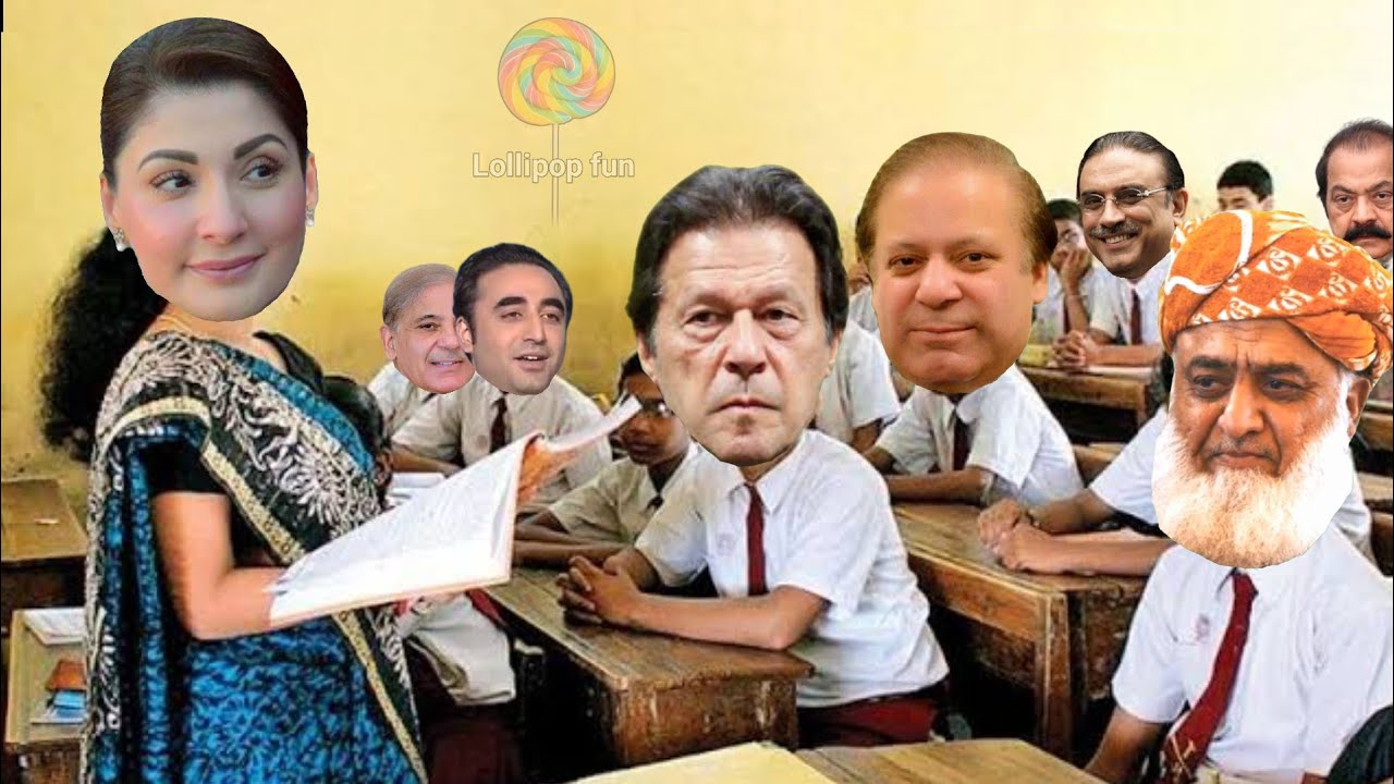 teacher maryam nawaz vs imran khan and fazlur rehman school funny