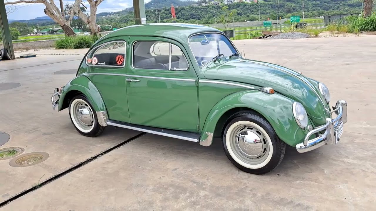 Vw Fusca 1300 1969 Verde Folha #reloyautomoveis #vwfusca #vw #fuscas #fuscaavenda