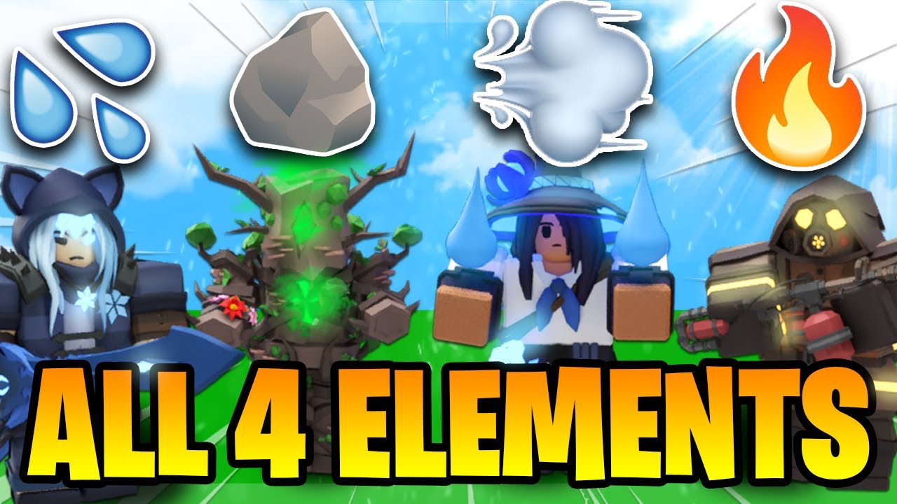 Avatar DESTROYS With All ELEMENTS... (Roblox Bedwars)