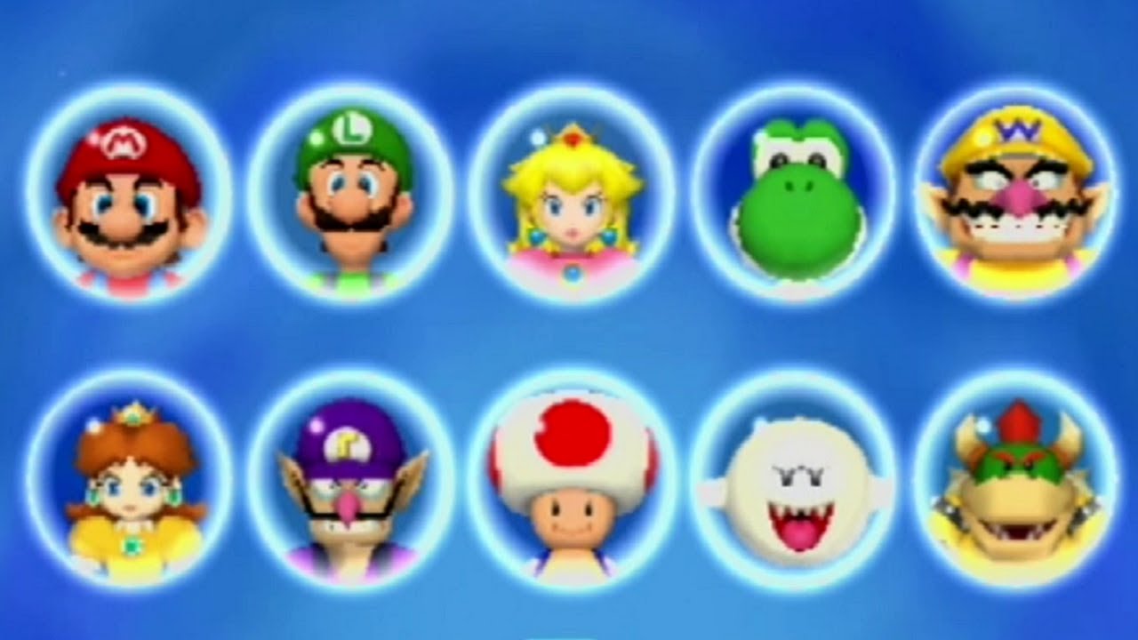 Mario Party 5 - All Characters