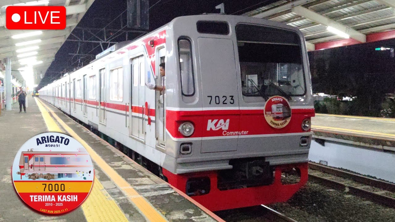 🔴 SAYONARA JR 203 & TM 7000 ! Perjalanan Terakhir KRL JR 203 dan TM 7000 & Ujicoba KRL INKA CLI.225