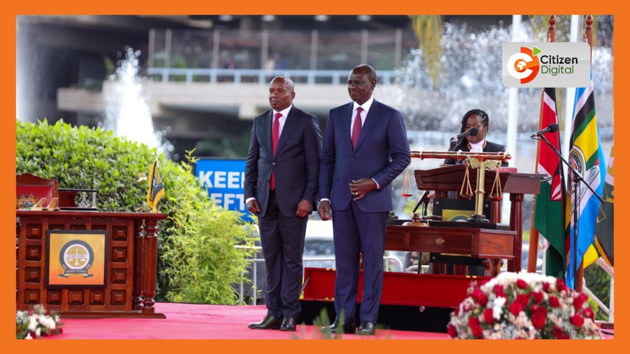 Prof. Kithure Kindiki Inauguration: The judicial process of swearing in a president and his deputy