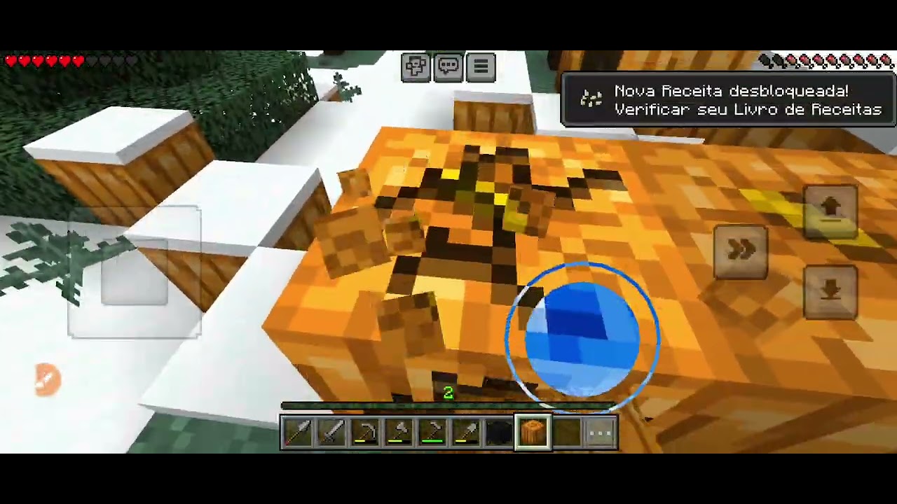 Jogando Minecraft  parte 2