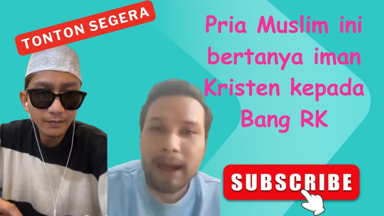 Laki laki Muslim ini bertanya iman Kristen kepada Bang RK