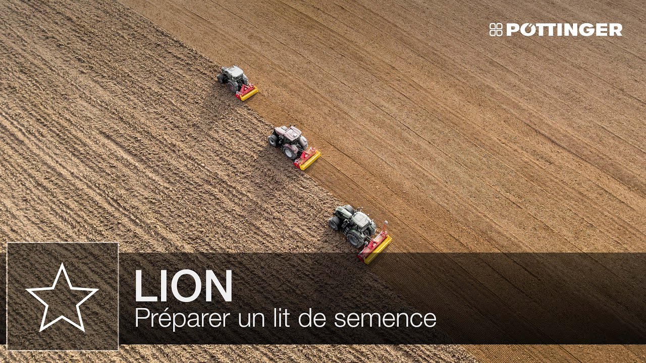 Herse rotative rigide LION de PÖTTINGER – Préparation parfaite du lit de semences – Les points clés