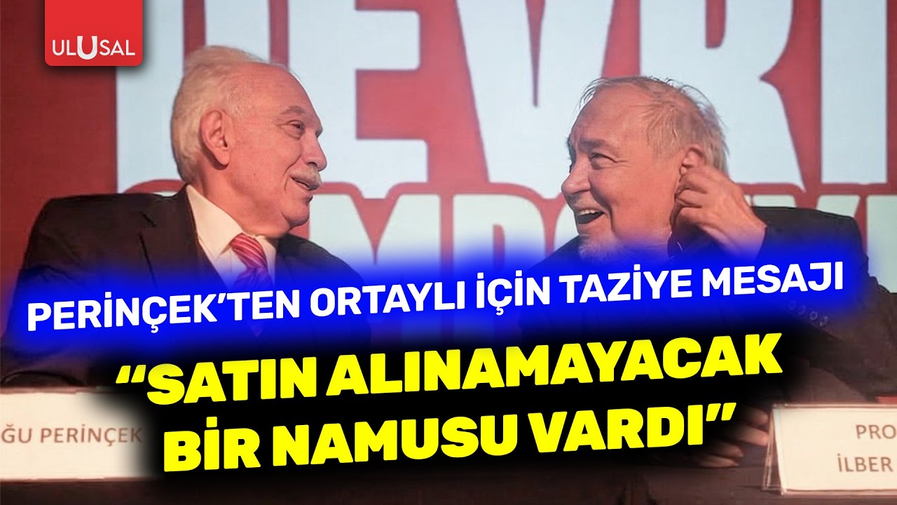 Doğu Perinçek'ten İlber Ortaylı için taziye mesajı! 