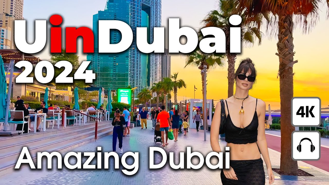 Dubai 🇦🇪 Grand Dubai Walking Tour Compilation [ 4K ]