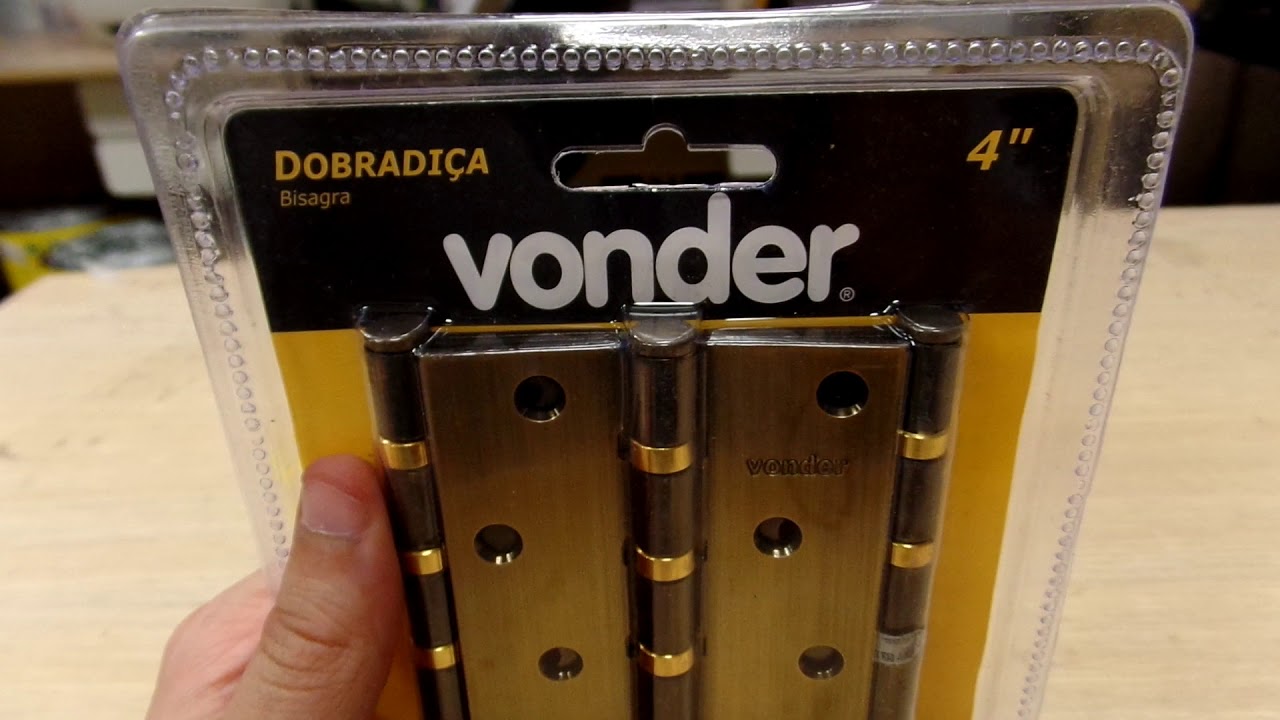 Dobradi&ccedil;a rolamentada para porta com 4
