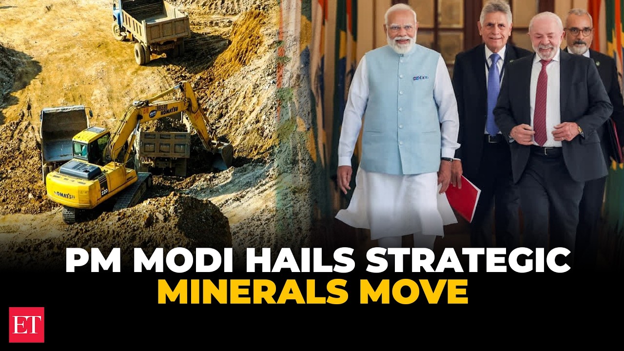 India, Brazil sign critical minerals pact amid China rare earth dominance