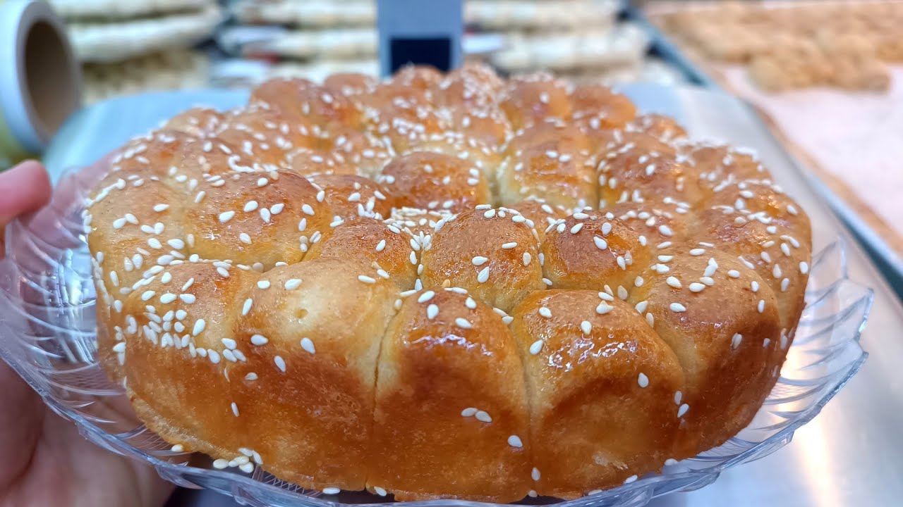 Khaliat Nahal | Honeycomb bread | خلية النحل | sweet bread with cheese