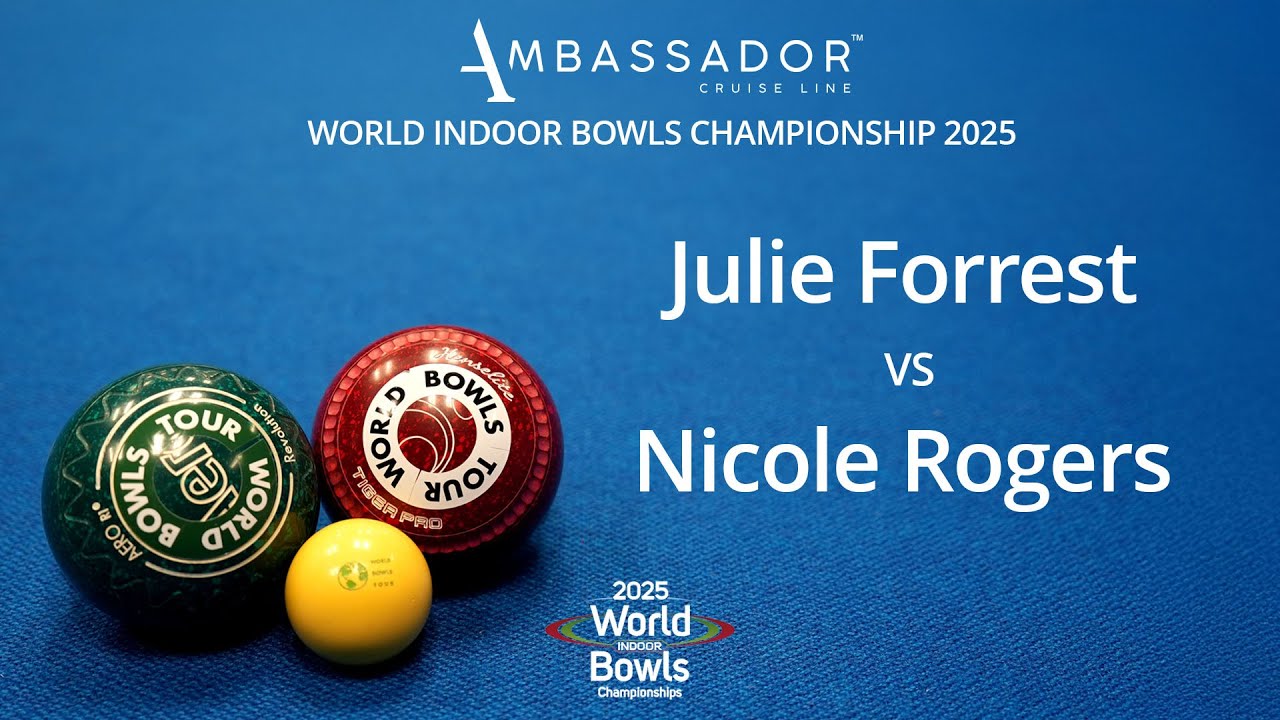 World Indoor Bowls Championship 2025 Julie Forrest vs Nicole Rogers - Day 13 Match 3