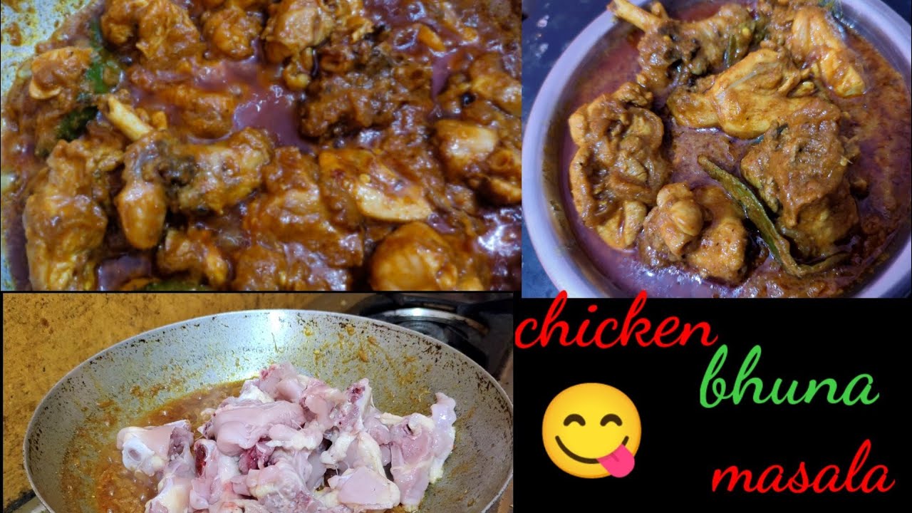 Eating this recipe will be a blast of taste in your mouth.  Chicken Bhuna Masala Masaldar chicken