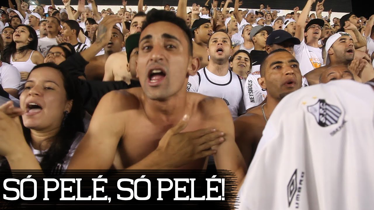 Mil gols, mil gols, mil gols, só Pelé, que jogou no meu Santos!