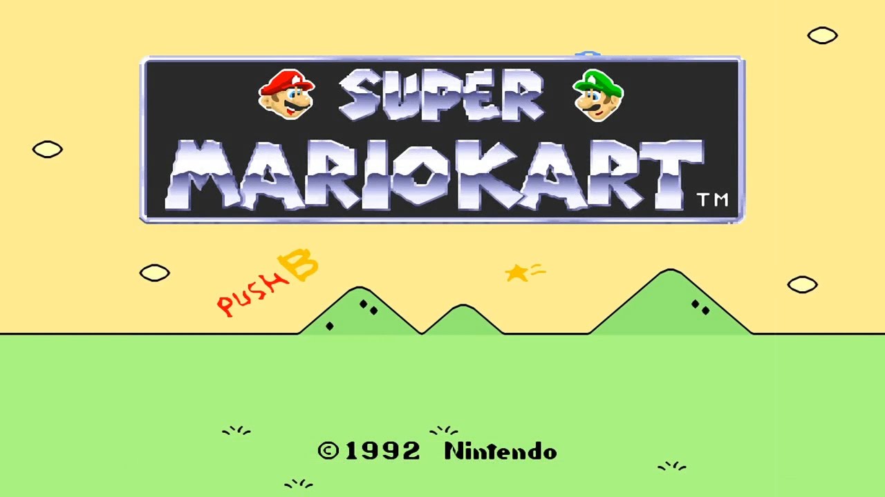Super Mario Kart - SNES 100cc Grand Prix All Courses