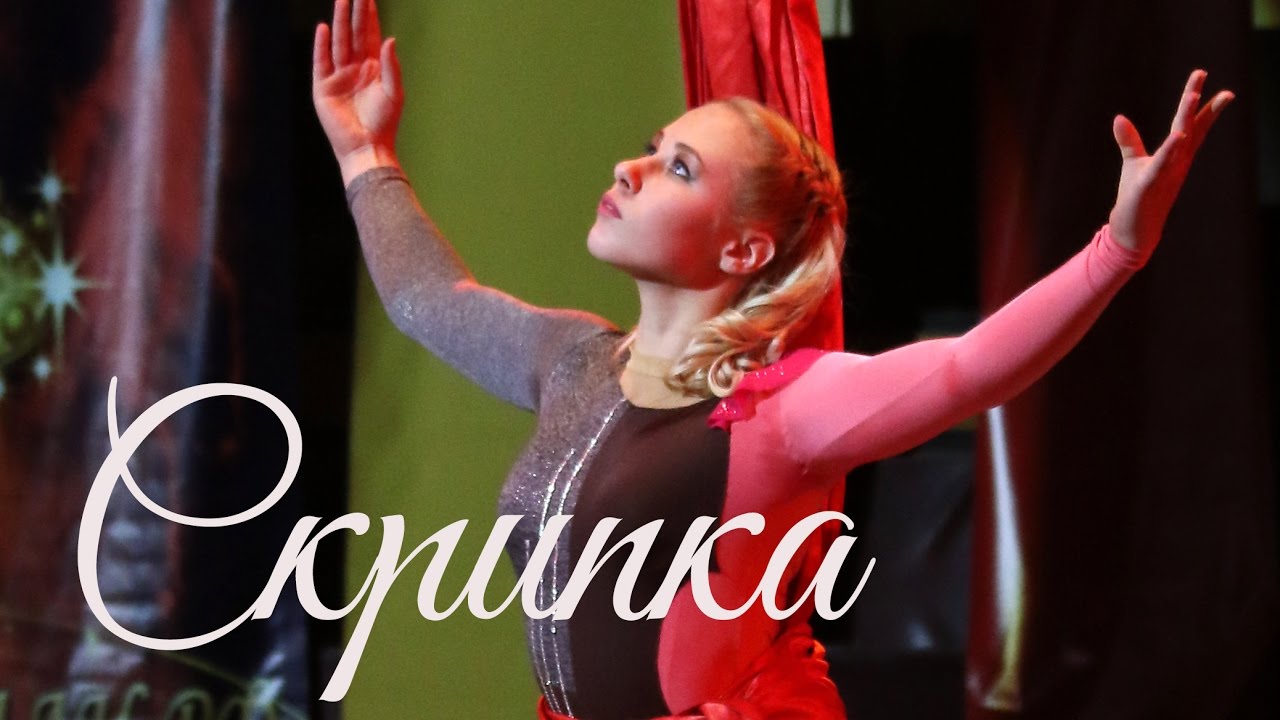 Скрипка. Гимнастика на полотнах. Цирковой конкурс Золотое сечение.