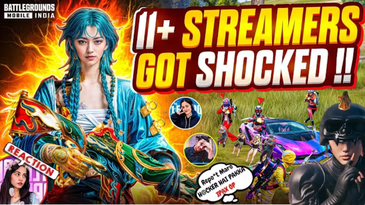IPLAYED AS BIXI OP FOR A DAY‼️Bixi op vs 10+ Streamers🔥Pro Conqueror Streamers Got Shocked🤯| BGMI
