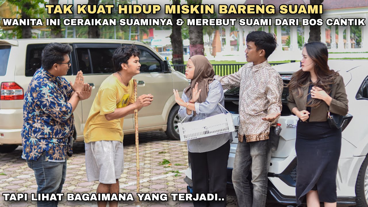 TAK KUAT HIDUP MISKIN BARENG SUAMI, WANITA INI CERAIKAN SUAMINYA & MEREBUT SUAMI DARI BOS CANTIK‼️