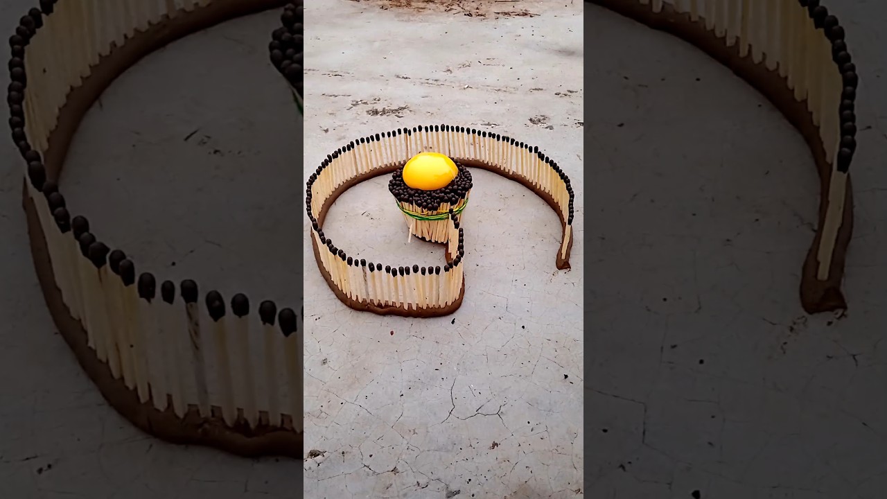 Zabawne gotowanie jajek na świeżym powietrzu. Odcinek 13 #kr&oacute;tkie