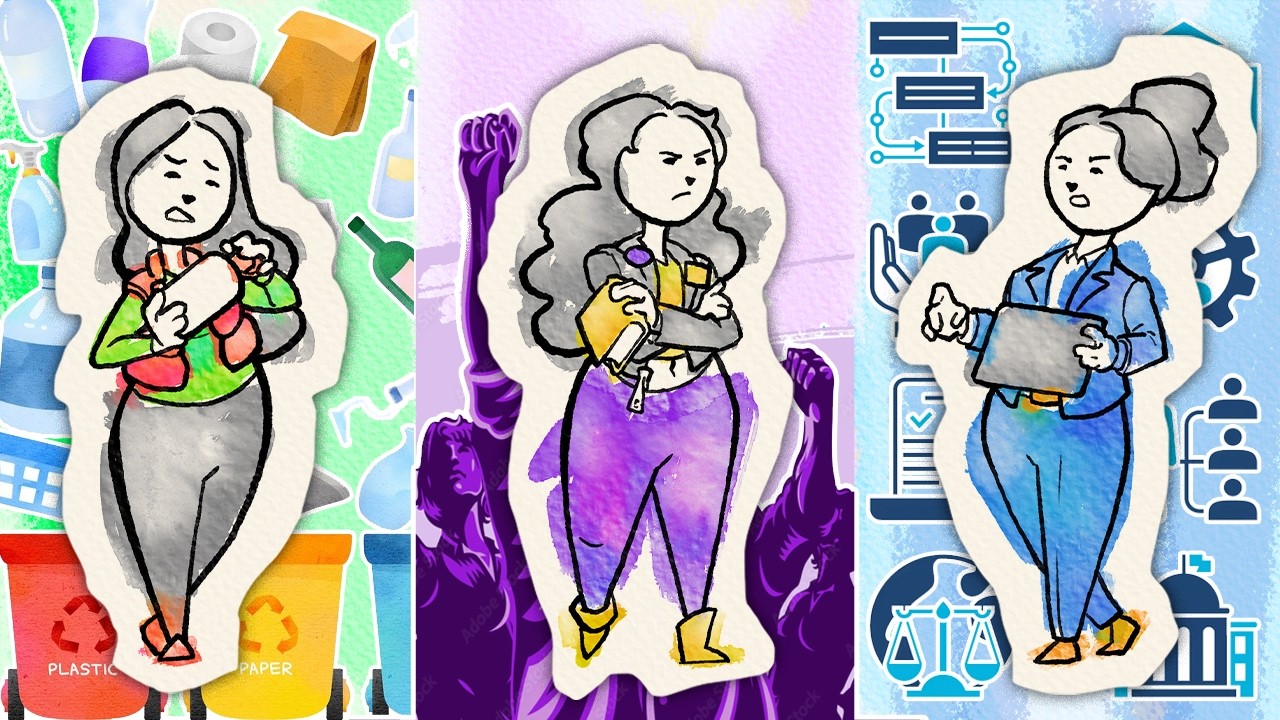 Three archetypes of activism ✊ ♻️ 📝