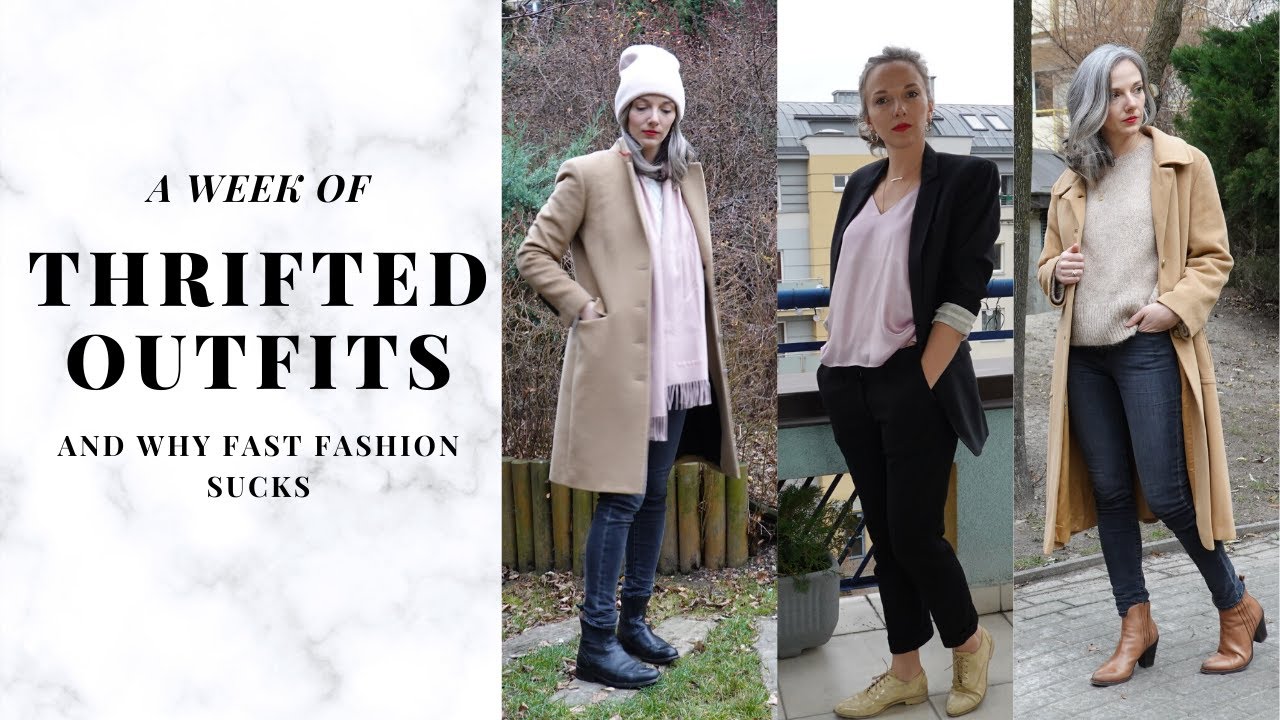 MY THRIFTED OUTFITS || HOW TO STYLE SECOND HAND FASHION || COOL SUSTAINABLE
