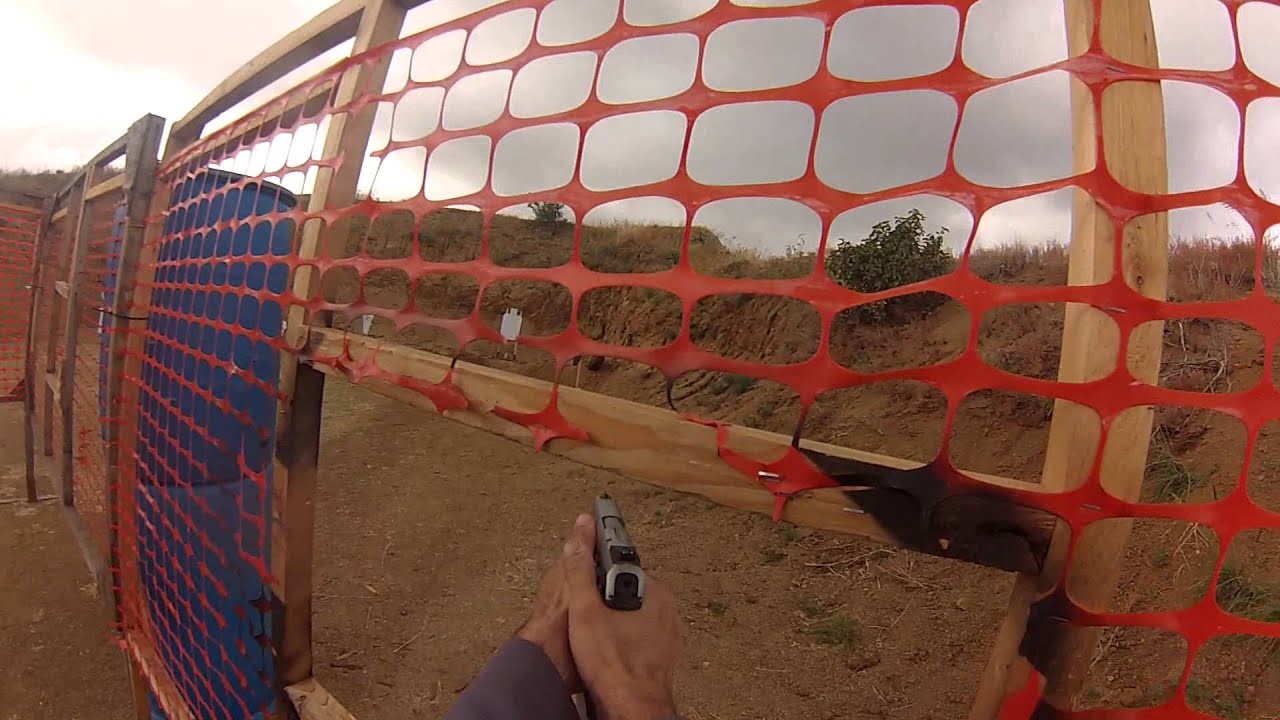 Stage 2 shooting a Ruger SR9 in USPSA