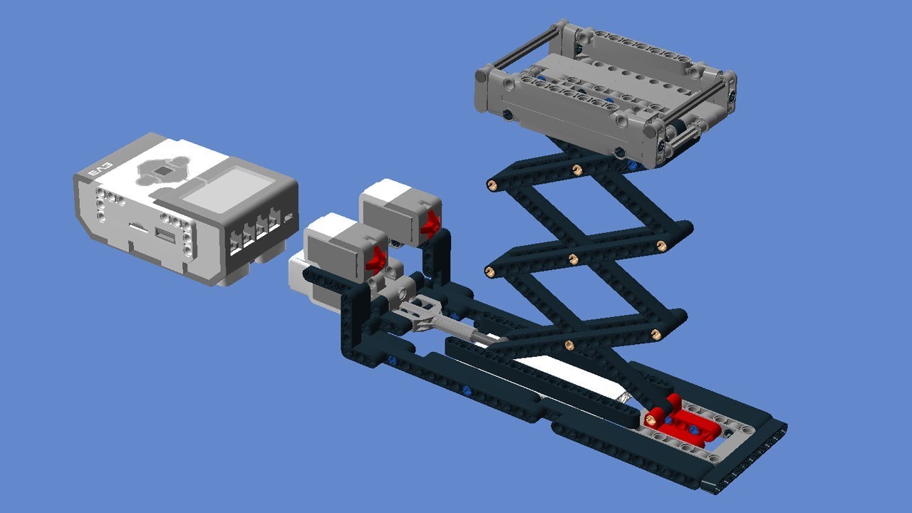 How to make an EV3 Scissor Lift Cherry Picker