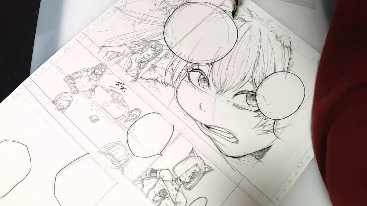 【ペン入れ】ひたすらに漫画原稿作画配信　12/14 live drawing