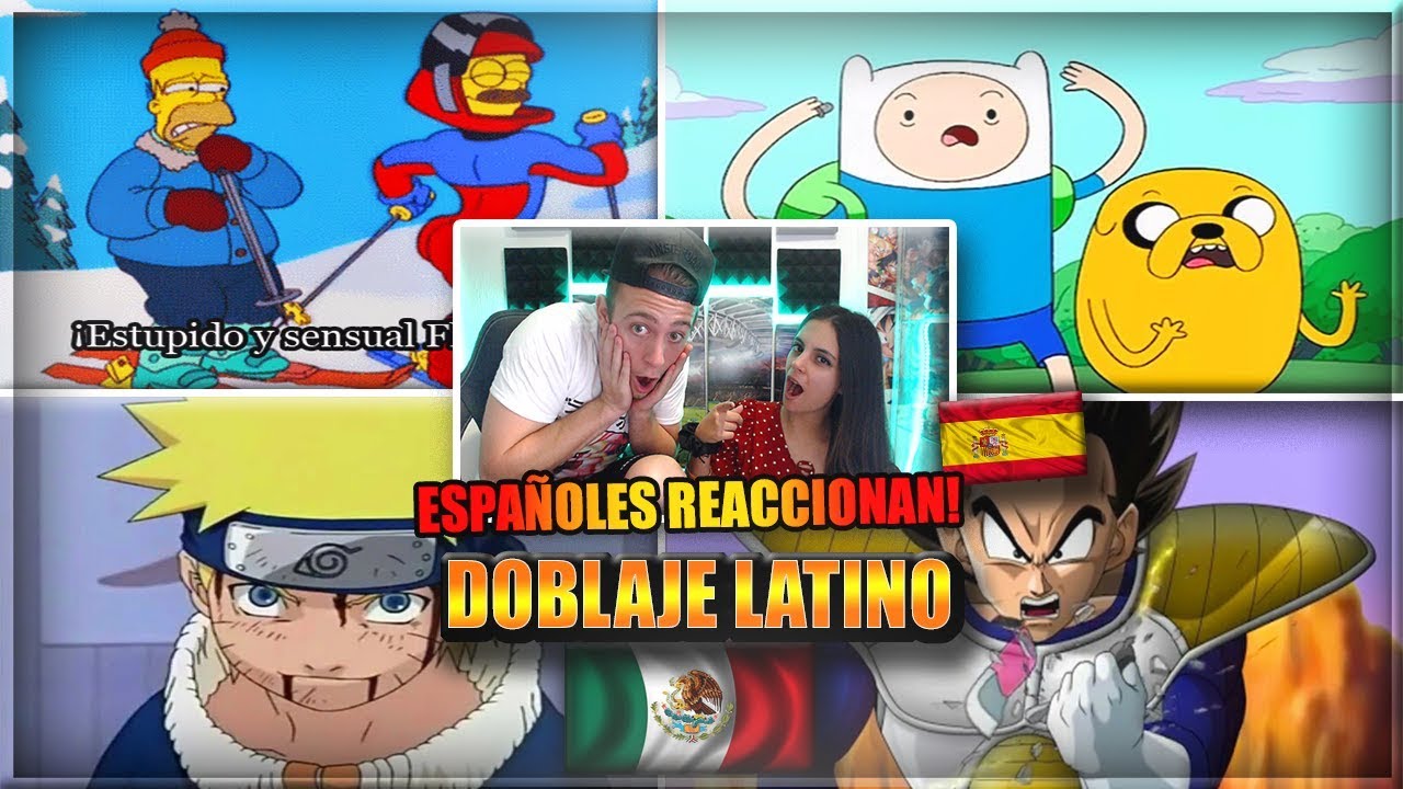 🇪🇸ESPAÑOLES REACCIONAN a DOBLAJE LATINO! | DIBUJOS ANIMADOS!!