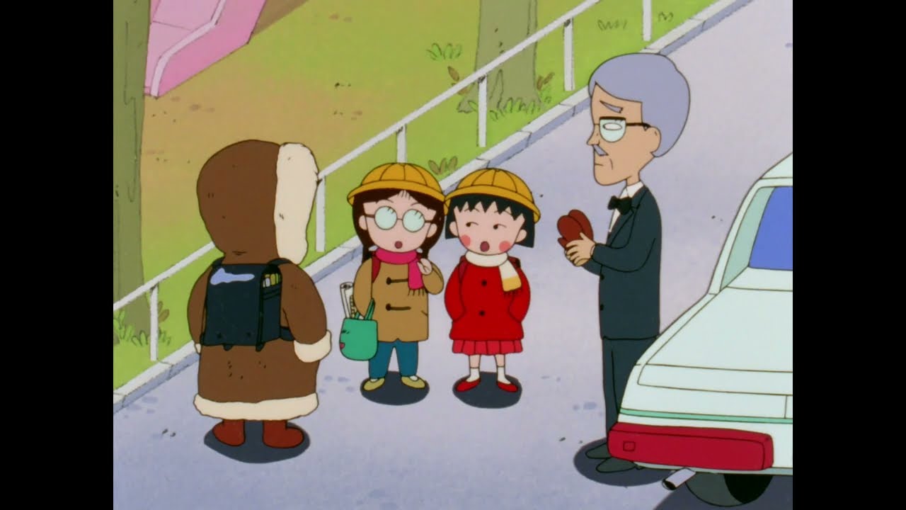 CHIBI MARUKO-CHAN S1 #57 MARUKO MELEMPAR KACANG DI AWAL MUSIM SEMI